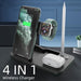 eThings 15W Fast Charge 4 In 1 QI Wireless Charger Dock Station For iPhone 11 12 Pro MAX Apple Watch Airpods Pro Charging Stand - eZthings USA WE SORT ALL THE CRAZIEST GADGETS, GIZMOS, TOYS & TECHNOLOGY, SO YOU DON'T HAVE TO.