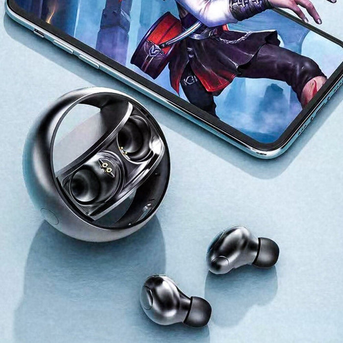 eThings H8 Stereo Sports Wireless Bluetooth Headset TWS 5.0 Binaural Mini In-Ear Rotating Headset - eZthings USA WE SORT ALL THE CRAZIEST GADGETS, GIZMOS, TOYS & TECHNOLOGY, SO YOU DON'T HAVE TO.