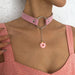 N9556 Street Photography Exaggerated New Necklace Personality Strap Neck Leather Neckchain Metal Buckle Fashion Choker - eZthings USA WE SORT ALL THE CRAZIEST GADGETS, GIZMOS, TOYS & TECHNOLOGY, SO YOU DON'T HAVE TO.