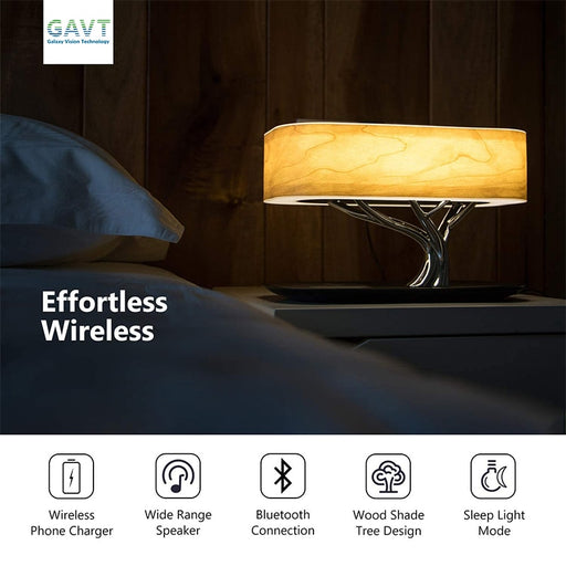 eThings Modern led table lamp for bedroom dimmable bluetooth Speaker phone Charger wireless desk lamp bedside lamp table light tree lamp - eZthings USA WE SORT ALL THE CRAZIEST GADGETS, GIZMOS, TOYS & TECHNOLOGY, SO YOU DON'T HAVE TO.