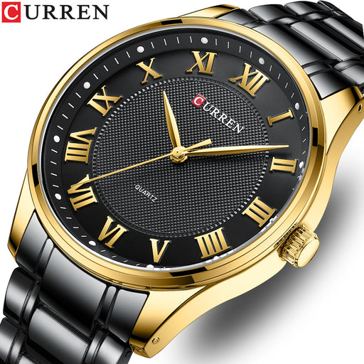 Men's Watch Business Steel Band Watch Fashion Casual Quartz Watch - eZthings USA WE SORT ALL THE CRAZIEST GADGETS, GIZMOS, TOYS & TECHNOLOGY, SO YOU DON'T HAVE TO.