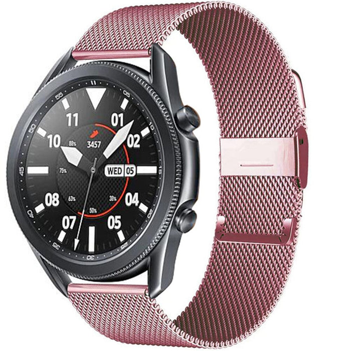 Watch Band Bracelet For Sumsang Galaxy Watch 3 for Galaxy Active 2 Strap 40mm Metal Stainless Steel Magnetic 20mm Wrist Strap