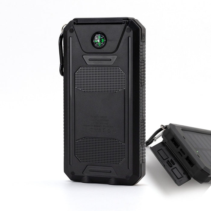 eThings Strong waterproof solar mobile power supply 20000mah Compass mobile phone solar power bank - eZthings USA WE SORT ALL THE CRAZIEST GADGETS, GIZMOS, TOYS & TECHNOLOGY, SO YOU DON'T HAVE TO.