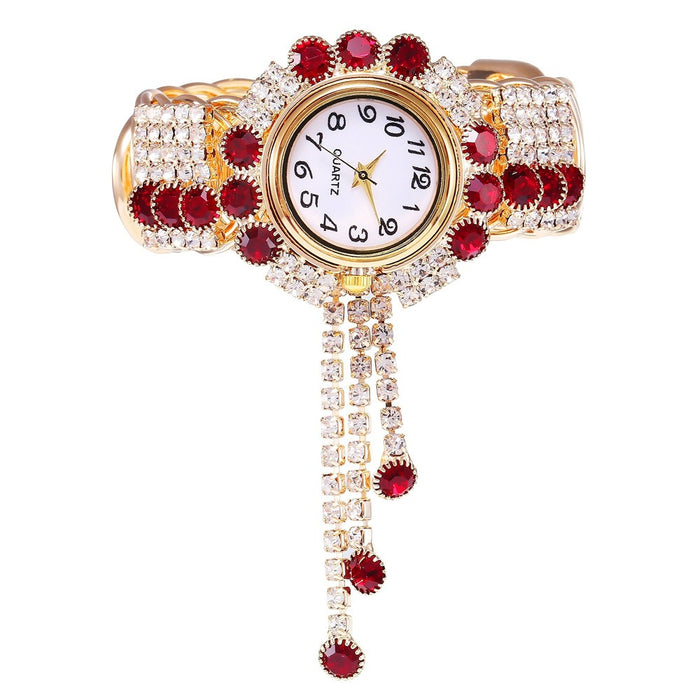 New Fashion Women's Full Diamond Alloy Fashion Watch Creative Tassel Quartz Bracelet Watch Women's Style - eZthings USA WE SORT ALL THE CRAZIEST GADGETS, GIZMOS, TOYS & TECHNOLOGY, SO YOU DON'T HAVE TO.