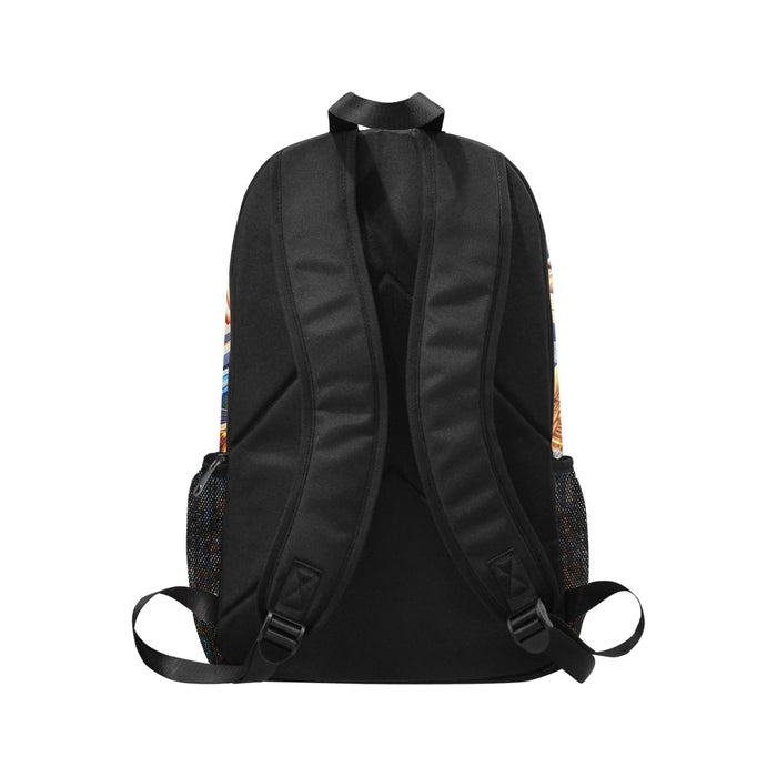 All American Freedom NYC Liberty Dream USA Fabric Backpack with Side Mesh Pockets (1659) - eZthings USA WE SORT ALL THE CRAZIEST GADGETS, GIZMOS, TOYS & TECHNOLOGY, SO YOU DON'T HAVE TO.