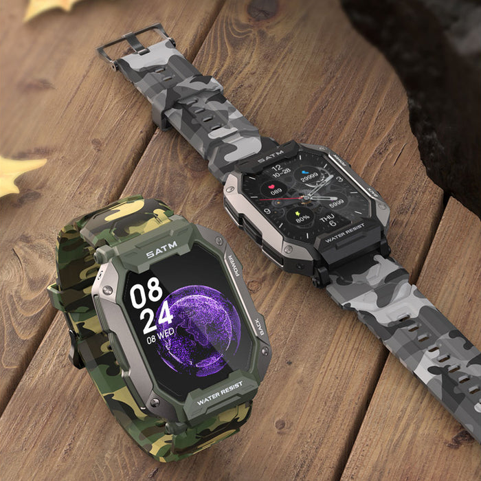 eThings IP68 Smart Watch C20 Pro Outdoor Sports Style BT Phone Call Dial Answer Calls 380 mAh Long Battery Life