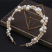 Handmade pearl twisted bead beaded soft chain headband headwear - eZthings USA WE SORT ALL THE CRAZIEST GADGETS, GIZMOS, TOYS & TECHNOLOGY, SO YOU DON'T HAVE TO.