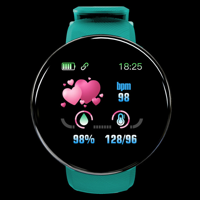 eThings D18 Smart Bracelet Color Round Screen Heart Rate Blood Pressure Sleep Monitoring Pedometer Sports Encyclopedia Star Smart Watch - eZthings USA WE SORT ALL THE CRAZIEST GADGETS, GIZMOS, TOYS & TECHNOLOGY, SO YOU DON'T HAVE TO.