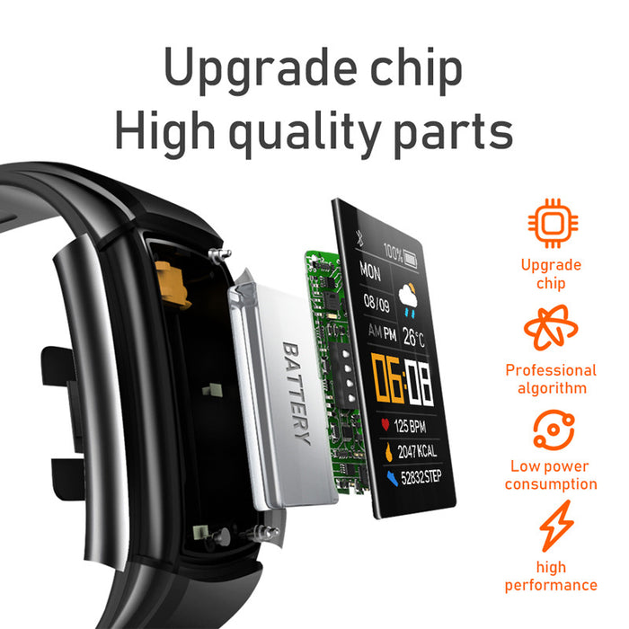 eThings C5S Smart Bracelet HD Color Screen Brightness Adjustment Bluetooth Sports Bracelet