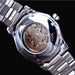 Winner Blue Ocean Geometry Design Transparent Skeleton Dial Mens Watch Top Brand Luxury Automatic Mechanical Watch Clock - eZthings USA WE SORT ALL THE CRAZIEST GADGETS, GIZMOS, TOYS & TECHNOLOGY, SO YOU DON'T HAVE TO.