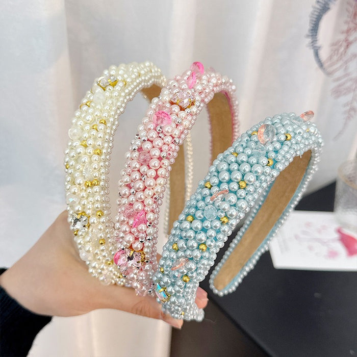 Baroque headband handmade pearl versatile - eZthings USA WE SORT ALL THE CRAZIEST GADGETS, GIZMOS, TOYS & TECHNOLOGY, SO YOU DON'T HAVE TO.