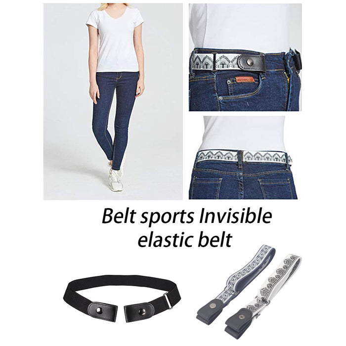 Buckle-free Stretch Belt Invisible Casual Elastic Waist Leather Belt - eZthings USA WE SORT ALL THE CRAZIEST GADGETS, GIZMOS, TOYS & TECHNOLOGY, SO YOU DON'T HAVE TO.