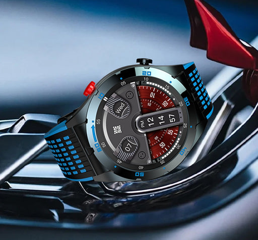eThings EX102 smart watch double starry sky sports strap for men - eZthings USA WE SORT ALL THE CRAZIEST GADGETS, GIZMOS, TOYS & TECHNOLOGY, SO YOU DON'T HAVE TO.