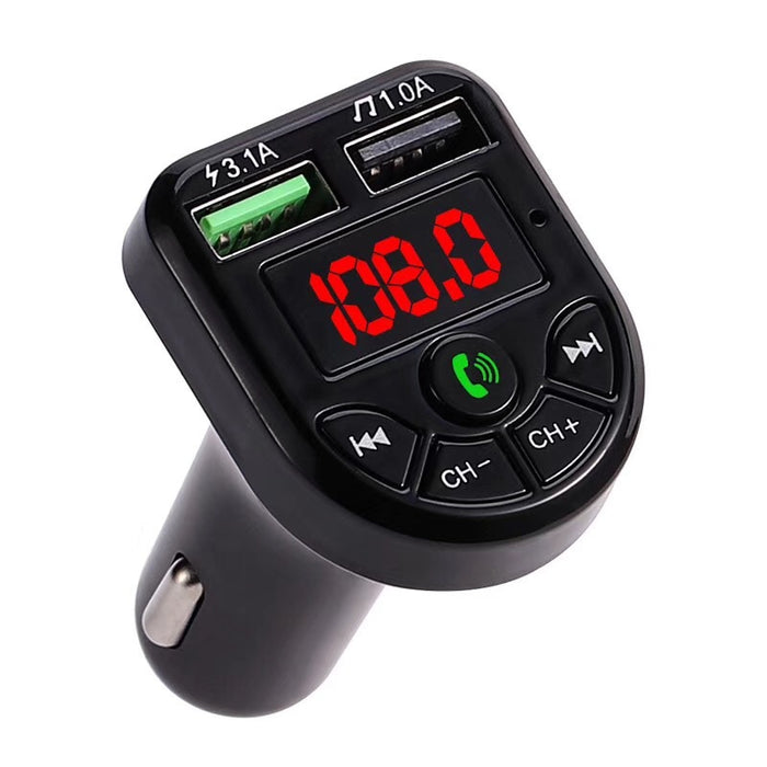 Coche mp3 BTE5 Receptor Bluetooth E5 Coche MP3 Transmisor FM Llamada manos libres 