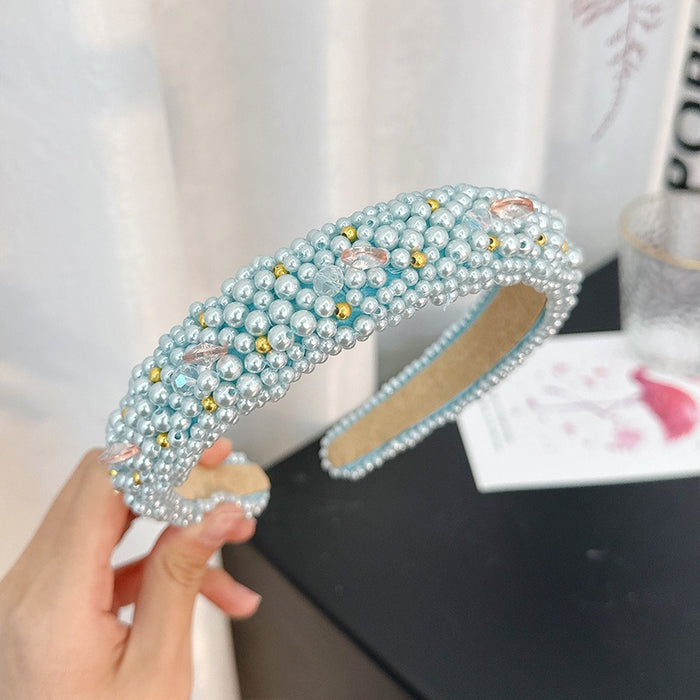 Baroque headband handmade pearl versatile - eZthings USA WE SORT ALL THE CRAZIEST GADGETS, GIZMOS, TOYS & TECHNOLOGY, SO YOU DON'T HAVE TO.