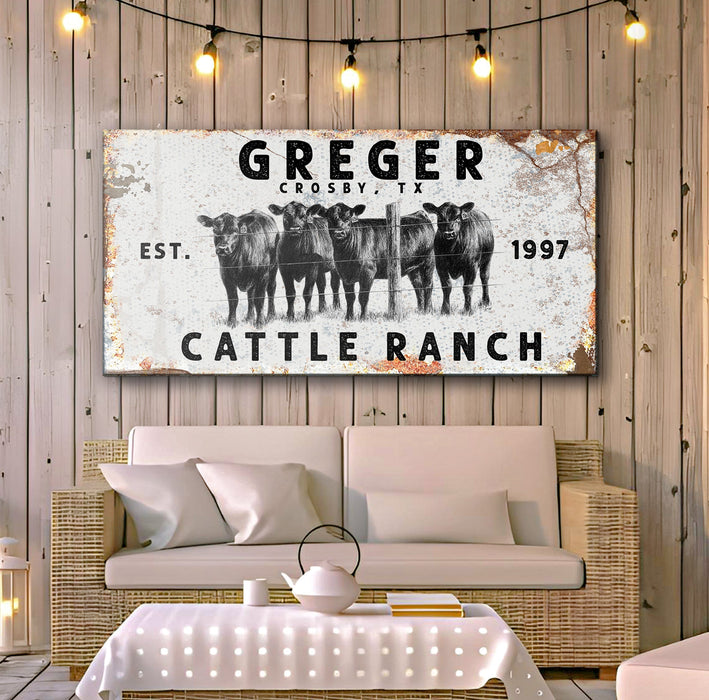Cattle Ranch Rustic Sign - eZthings USA WE SORT ALL THE CRAZIEST GADGETS, GIZMOS, TOYS & TECHNOLOGY, SO YOU DON'T HAVE TO.