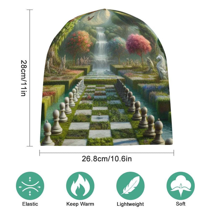 The sophistication of the Garden of Chess Fan Club Full print Pullover cap