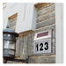 Solar LED Address Sign – Stainless Steel House Number Light with White LEDs, Waterproof, Customizable Numbers & Letters, Auto On/Off, 7.86 x 7.07 Inches - eZthings USA WE SORT ALL THE CRAZIEST GADGETS, GIZMOS, TOYS & TECHNOLOGY, SO YOU DON'T HAVE TO.