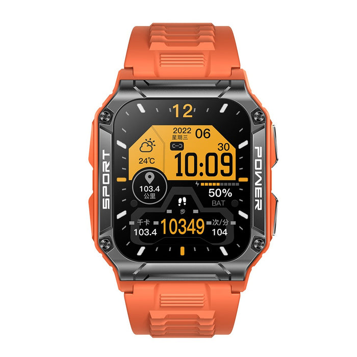 Reloj inteligente eThings NX6 llamada Bluetooth pantalla grande de 1,95 pulgadas brújula frecuencia cardíaca oxígeno en sangre IP68 resistente al agua