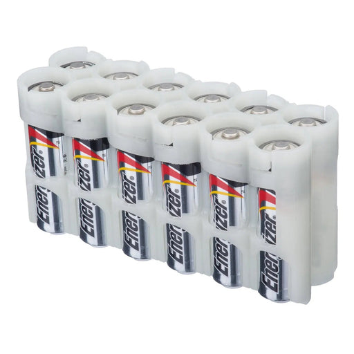 12 AA Pack Battery Caddy (Moonshine) - eZthings USA WE SORT ALL THE CRAZIEST GADGETS, GIZMOS, TOYS & TECHNOLOGY, SO YOU DON'T HAVE TO.