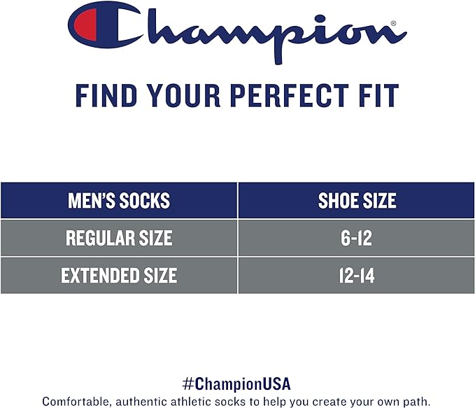 12-Pack Champion Crew Socks