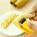 Stainless Steel Banana Cutter Fruit Vegetable Sausage Slicer Salad Sundaes Tools Cooking Tools Kitchen Accessories Gadgets - eZthings USA WE SORT ALL THE CRAZIEST GADGETS, GIZMOS, TOYS & TECHNOLOGY, SO YOU DON'T HAVE TO.