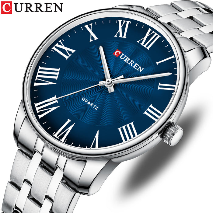Men's Watch Fashion Men's Watch Business Quartz Watch Steel Band Watch - eZthings USA WE SORT ALL THE CRAZIEST GADGETS, GIZMOS, TOYS & TECHNOLOGY, SO YOU DON'T HAVE TO.