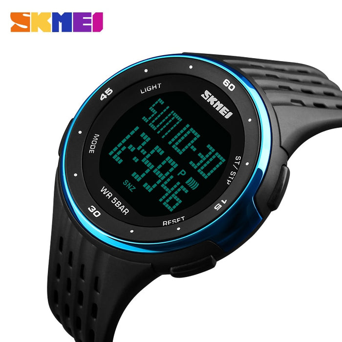 SKMEI 1219 Men Digital Watch LED Display Waterproof Male Wristwatches Chronograph Calendar Alarm Sport Watches Relogio Masculino - eZthings USA WE SORT ALL THE CRAZIEST GADGETS, GIZMOS, TOYS & TECHNOLOGY, SO YOU DON'T HAVE TO.