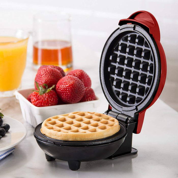 🧇 Mini Waffle Maker – 4” Nonstick Personal Waffle Machine - eZthings USA WE SORT ALL THE CRAZIEST GADGETS, GIZMOS, TOYS & TECHNOLOGY, SO YOU DON'T HAVE TO.