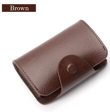 Genuine Leather Card Wallet for Men and Women Cowhide Business Card Holder Credit Card Purse - eZthings USA WE SORT ALL THE CRAZIEST GADGETS, GIZMOS, TOYS & TECHNOLOGY, SO YOU DON'T HAVE TO.