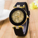 New simple leather Brand Geneva Casual Quartz Watch Women Crystal Silicone Watches Relogio Feminino Wrist Watch - eZthings USA WE SORT ALL THE CRAZIEST GADGETS, GIZMOS, TOYS & TECHNOLOGY, SO YOU DON'T HAVE TO.