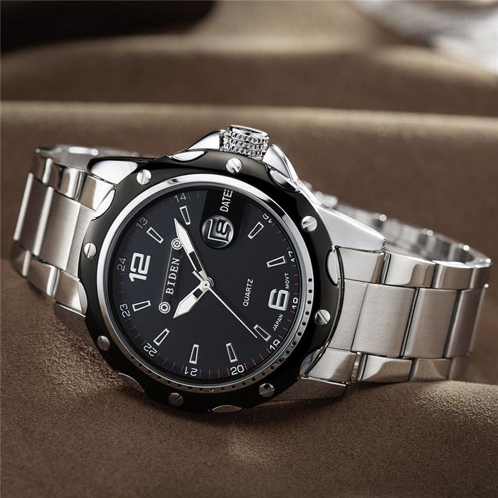 BIDEN Wrist Watch Men Business Quartz Clocks 0012 - eZthings USA WE SORT ALL THE CRAZIEST GADGETS, GIZMOS, TOYS & TECHNOLOGY, SO YOU DON'T HAVE TO.