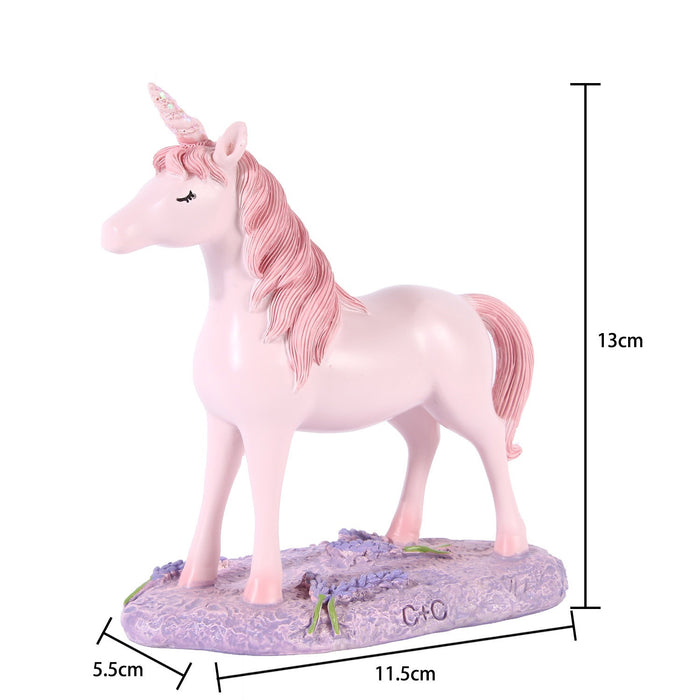 Pink Unicorn Resin Craft Pony Ornament - eZthings USA WE SORT ALL THE CRAZIEST GADGETS, GIZMOS, TOYS & TECHNOLOGY, SO YOU DON'T HAVE TO.
