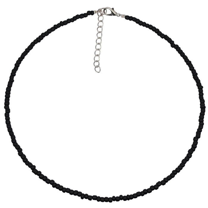 HangZhi New Bohemian Colorful Beads Weaving Handmade Baroque Simulated Pearl Necklace Clavicle Chain Choker Jewelry