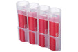 18650 Battery Caddy (Clear) - eZthings USA WE SORT ALL THE CRAZIEST GADGETS, GIZMOS, TOYS & TECHNOLOGY, SO YOU DON'T HAVE TO.