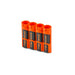 18650 Battery Caddy (Orange) - eZthings USA WE SORT ALL THE CRAZIEST GADGETS, GIZMOS, TOYS & TECHNOLOGY, SO YOU DON'T HAVE TO.