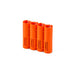 18650 Battery Caddy (Orange) - eZthings USA WE SORT ALL THE CRAZIEST GADGETS, GIZMOS, TOYS & TECHNOLOGY, SO YOU DON'T HAVE TO.