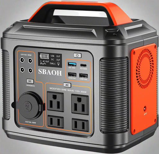 296Wh Portable Solar Power Station - eZthings USA WE SORT ALL THE CRAZIEST GADGETS, GIZMOS, TOYS & TECHNOLOGY, SO YOU DON'T HAVE TO.