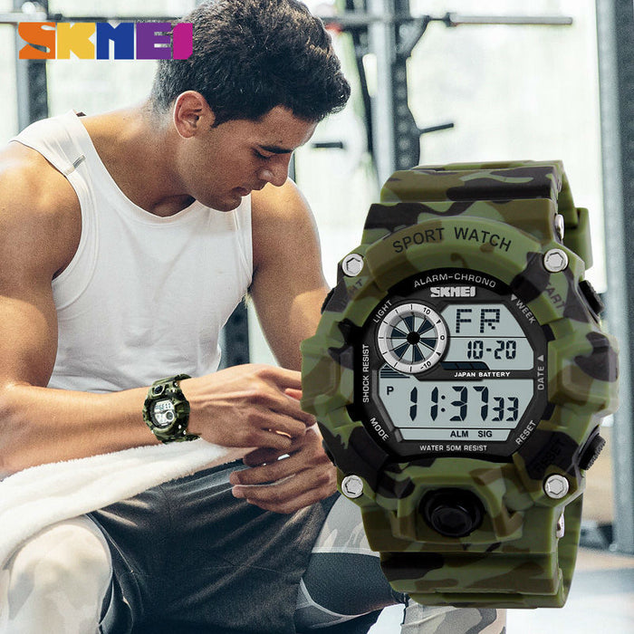 SKMEI 1019 Outdoor Sport Watch Men Alarm Clock 5Bar Waterproof Military Watches LED Display Shock Digital Watch Reloj Hombre - eZthings USA WE SORT ALL THE CRAZIEST GADGETS, GIZMOS, TOYS & TECHNOLOGY, SO YOU DON'T HAVE TO.