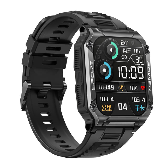 Reloj inteligente eThings NX6 llamada Bluetooth pantalla grande de 1,95 pulgadas brújula frecuencia cardíaca oxígeno en sangre IP68 resistente al agua