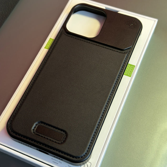 eThings  Leather frameless metal aromatherapy magnetic case Sakura sound suitable for Apple mobile phone case - eZthings USA WE SORT ALL THE CRAZIEST GADGETS, GIZMOS, TOYS & TECHNOLOGY, SO YOU DON'T HAVE TO.