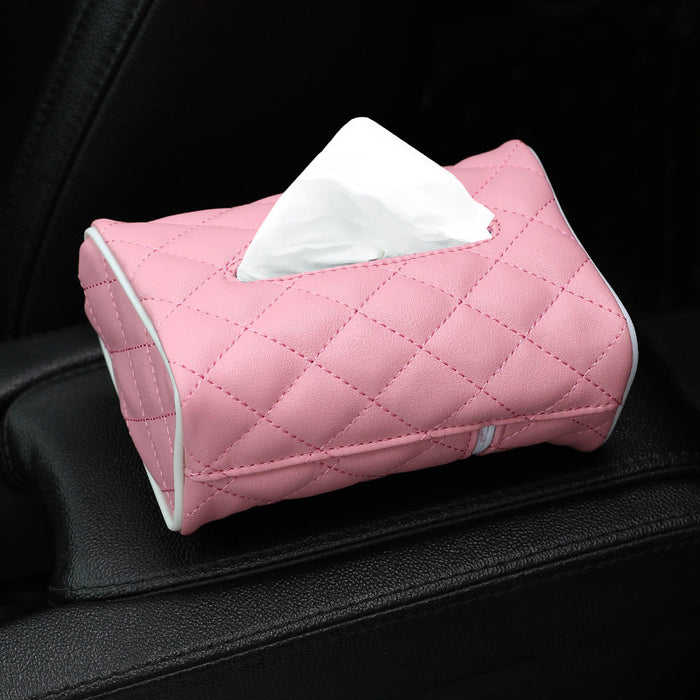 Car Tissue Box Car Hanging Tissue Box Car Supplies Creative Tissue Box Leather Tissue Bag - eZthings USA WE SORT ALL THE CRAZIEST GADGETS, GIZMOS, TOYS & TECHNOLOGY, SO YOU DON'T HAVE TO.