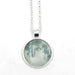 Glowing Jewelry Full Moon Necklace Handmade Glass Dome Lunar Eclipse Necklace Glow in the dark Pendant Jewelry - eZthings USA WE SORT ALL THE CRAZIEST GADGETS, GIZMOS, TOYS & TECHNOLOGY, SO YOU DON'T HAVE TO.