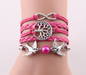 Fashion Infinity Tree flying birds charm Imitation Pearl Leather braid women wrap bracelet Bracelets & Bangles for women jewelry - eZthings USA WE SORT ALL THE CRAZIEST GADGETS, GIZMOS, TOYS & TECHNOLOGY, SO YOU DON'T HAVE TO.