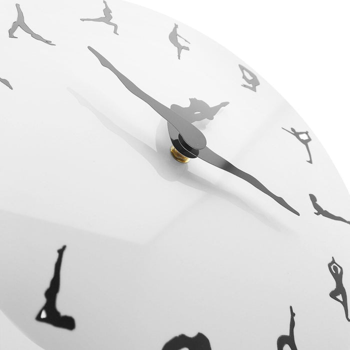 Yoga Postures Wall Clock GYM Fitness Flexible Girl Silent Modern Clock Watch Home Decor Meditation Decor Yoga Studio Relax Gift - eZthings USA WE SORT ALL THE CRAZIEST GADGETS, GIZMOS, TOYS & TECHNOLOGY, SO YOU DON'T HAVE TO.