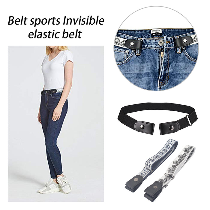 Buckle-free Stretch Belt Invisible Casual Elastic Waist Leather Belt - eZthings USA WE SORT ALL THE CRAZIEST GADGETS, GIZMOS, TOYS & TECHNOLOGY, SO YOU DON'T HAVE TO.