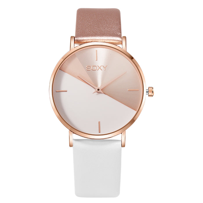 top brand women's watch leather rose gold dress female clock luxury brand design women watches simple fashion ladies watch - eZthings USA WE SORT ALL THE CRAZIEST GADGETS, GIZMOS, TOYS & TECHNOLOGY, SO YOU DON'T HAVE TO.