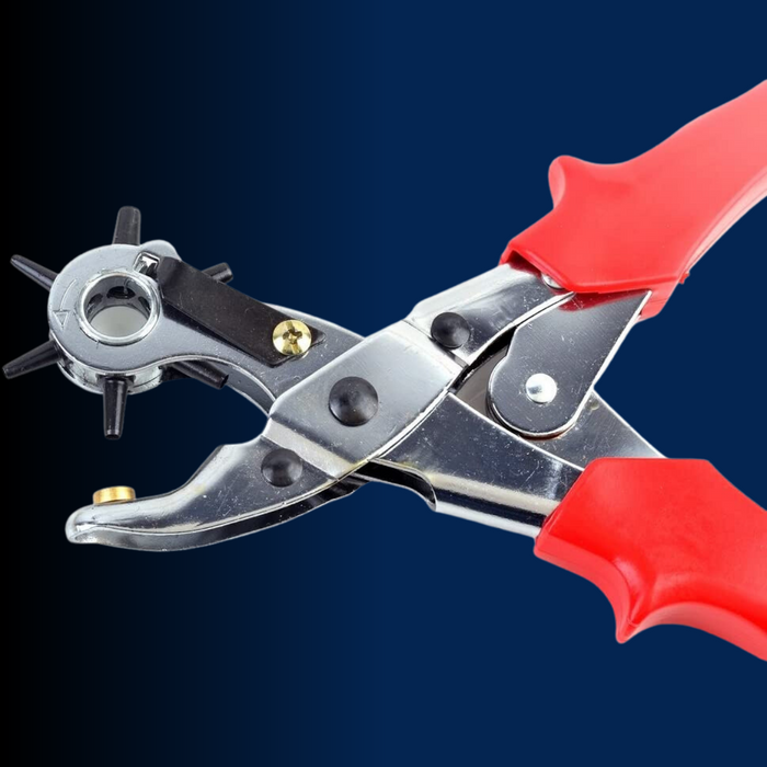 eZthings® Professional Leather-Craft Punching Tool Revolving Punch Pliers Belt Leather Hole Puncher (Professional Puncher) - eZthings USA WE SORT ALL THE CRAZIEST GADGETS, GIZMOS, TOYS & TECHNOLOGY, SO YOU DON'T HAVE TO.