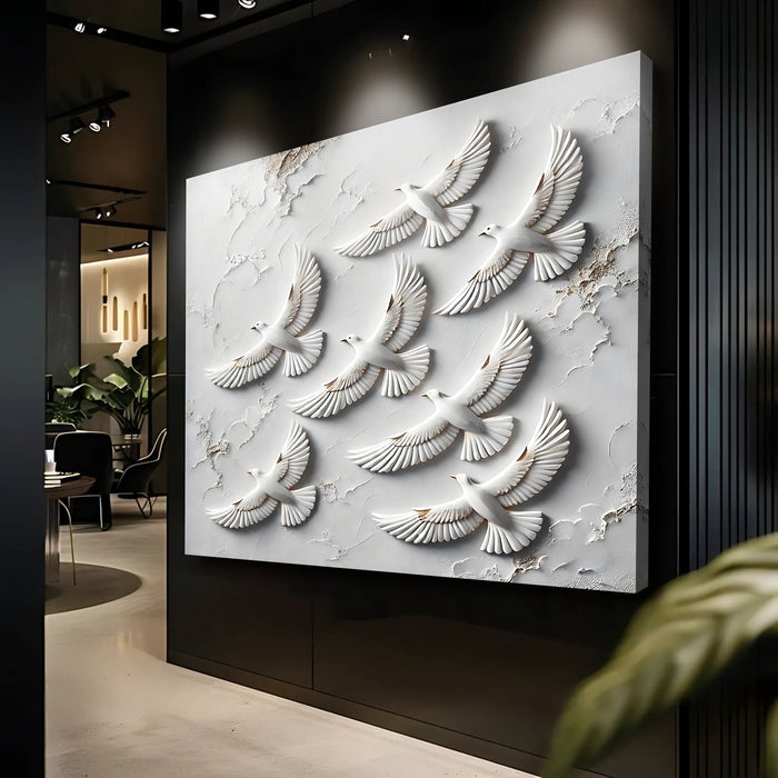 3D Birds Wall Art