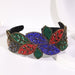 Handmade Heavy Craft Inlaid Water Diamond Rice Ball Head Hoop - eZthings USA WE SORT ALL THE CRAZIEST GADGETS, GIZMOS, TOYS & TECHNOLOGY, SO YOU DON'T HAVE TO.